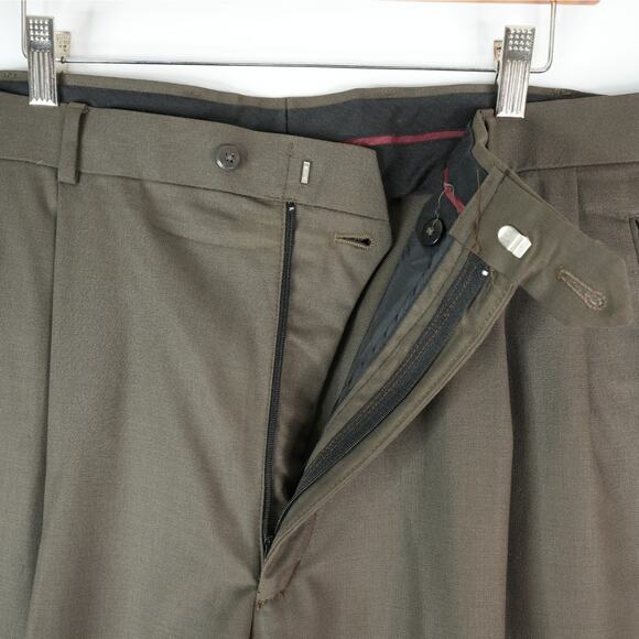 Louis Raphael Luxe Dress Pants Mens 40x29.5 100% Pure Wool - Picture 7 of 13